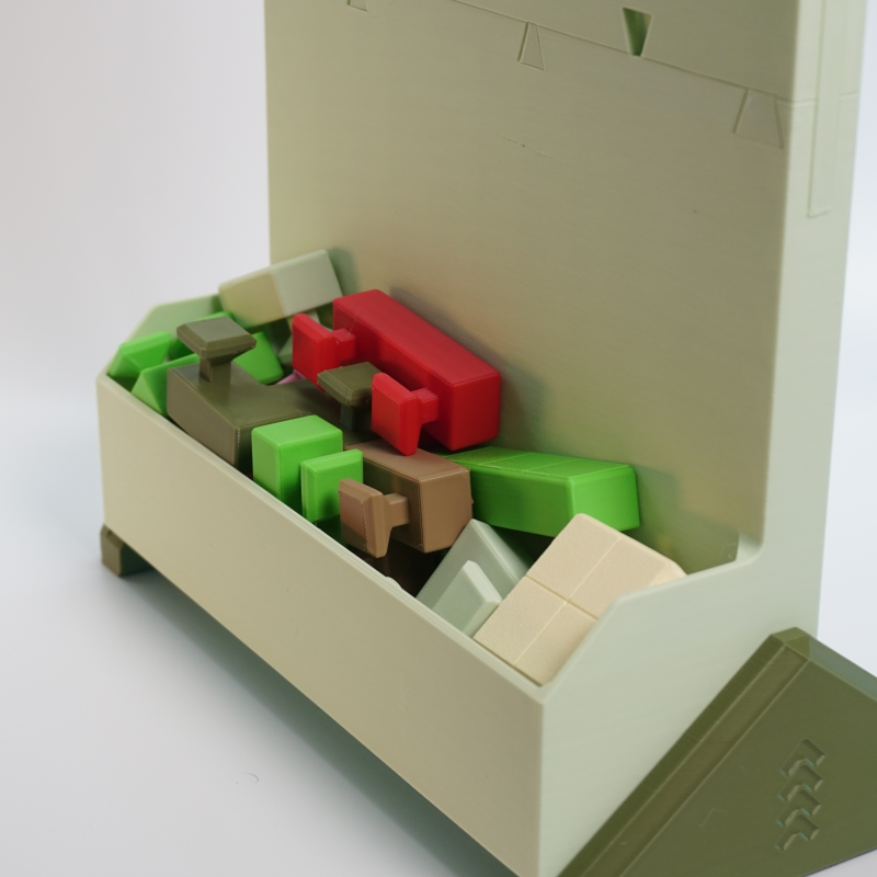 Analog Tetris 3D Baskı Eğitici Oyun Seti - Motor Gelişim Puzzle