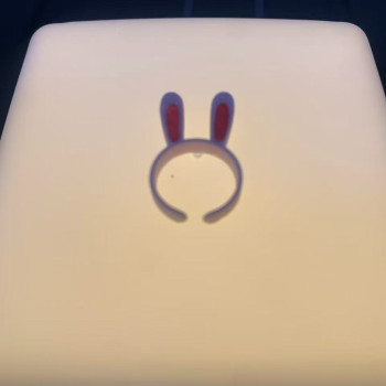 Sevimli Tavşan Yüzük - Çocuklar İçin 3D Baskı Oyuncak