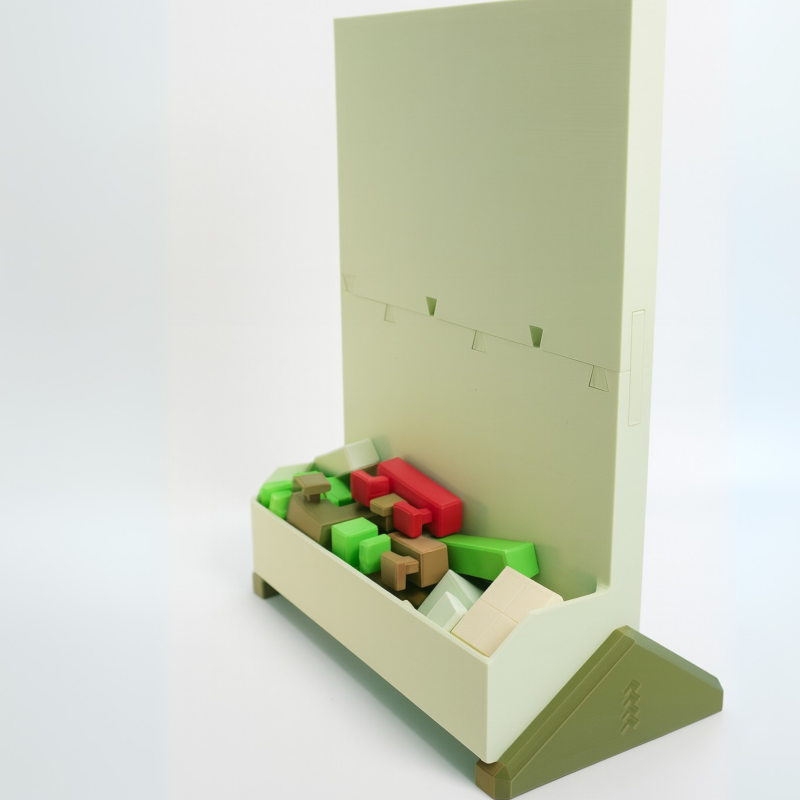 Analog Tetris 3D Baskı Eğitici Oyun Seti - Motor Gelişim Puzzle