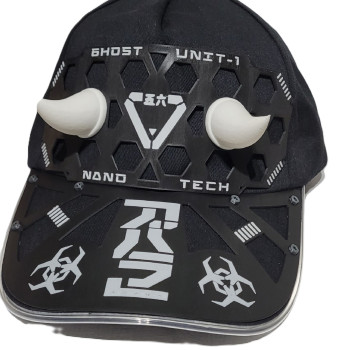 Cyberpunk Techwear Beyzbol Şapkası - 3D Baskılı Cosplay Aksesuarı