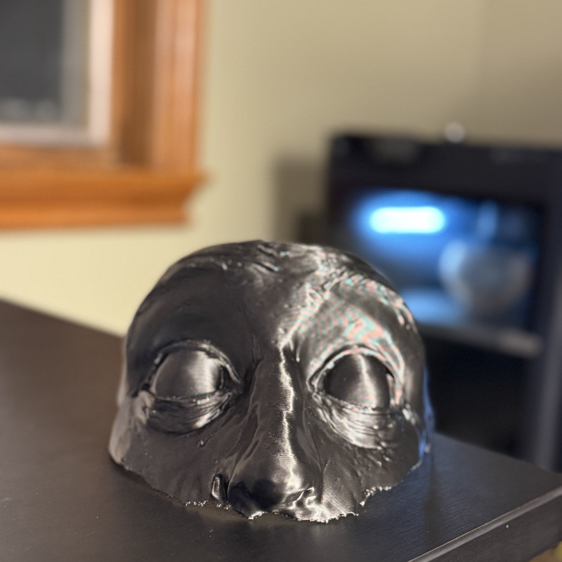 Uyanış Yüz Maskesi - 3D Baskı Korku Dekoru ve Aksesuarı