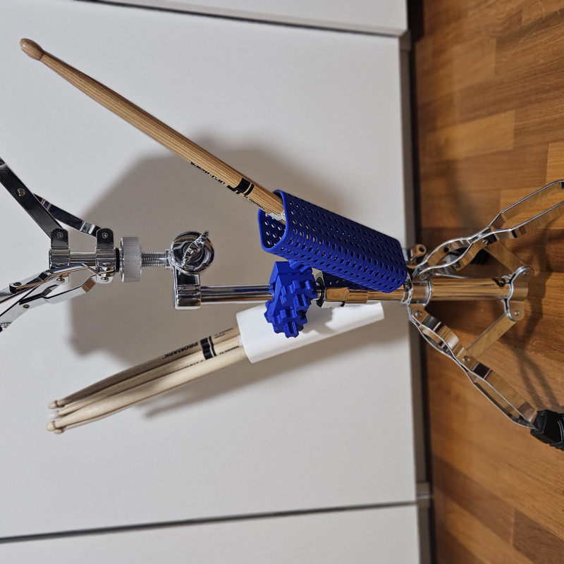 Evrensel Davul Bageti Tutucu V3 - 3D Baskılı Müzik Aksesuarı