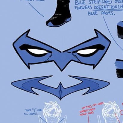 Nightwing Cosplay Kanatları - 3D Baskı Dekoratif Aksesuar