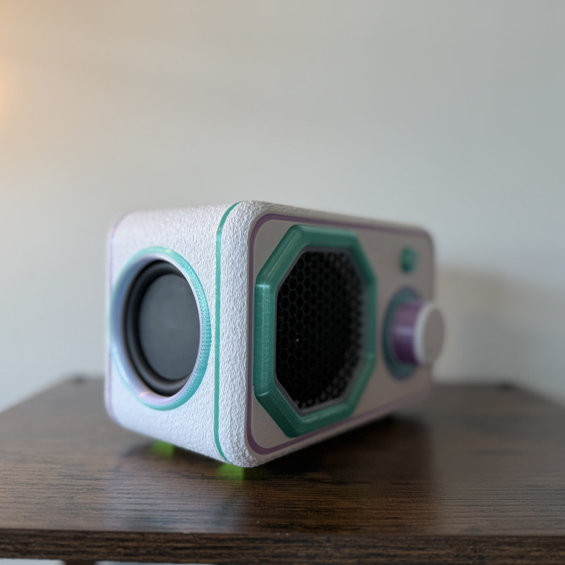 AfterGlow Bluetooth Hoparlör - 3D Baskılı DIY Hi-Fi Ses Sistemi