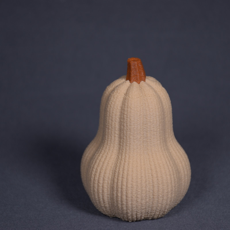 Modern Balkabağı Dekorasyon - 3D Baskılı Minimalist Ev Süsü