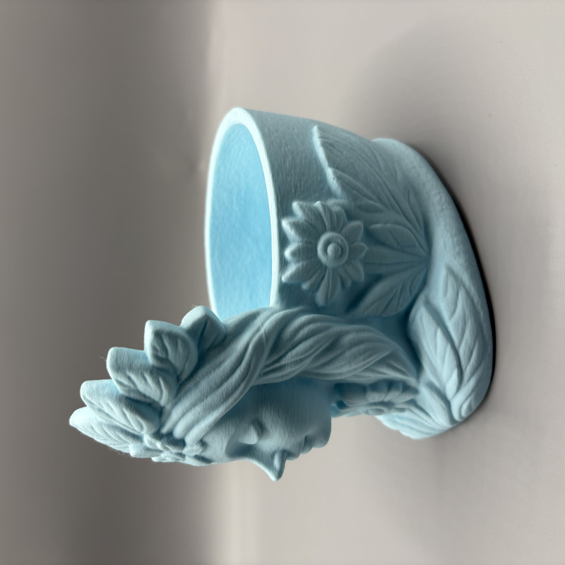 Çiçek Tanrıçası Sukulent Saksısı - 3D Baskı Dekoratif Bitki Tasarımı