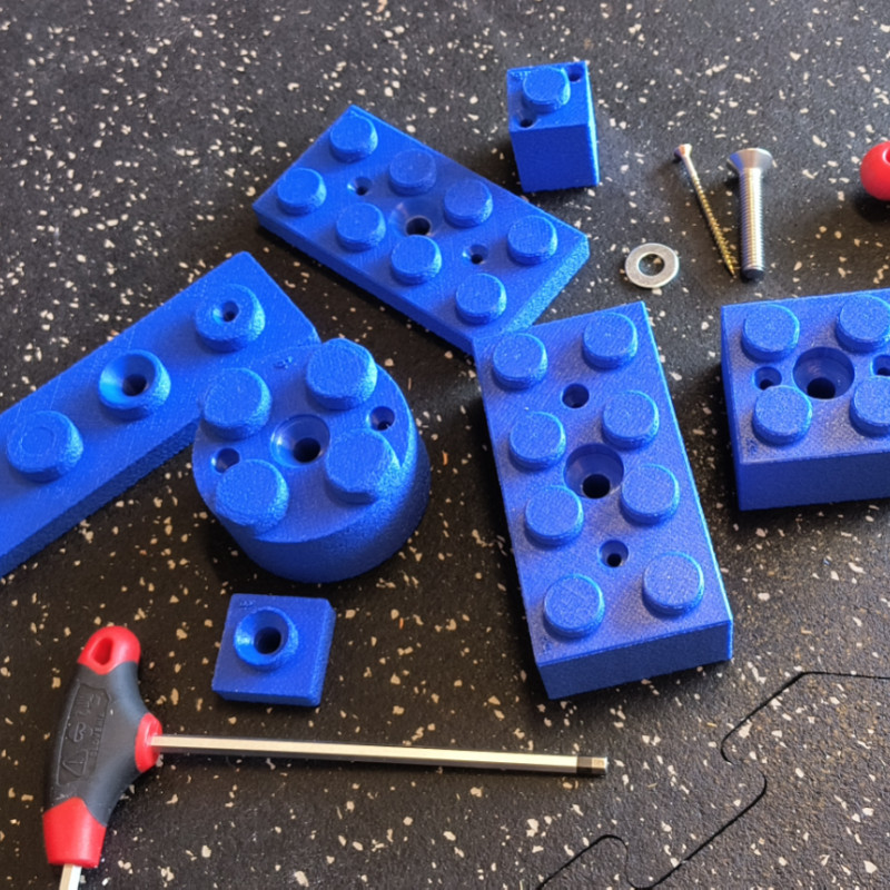 Çocuk Blok Tırmanma Tutamağı - PETG 3D Baskı Tırmanma Ekipmanı