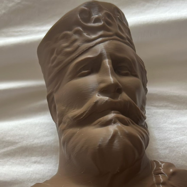 Giuseppe Garibaldi Büstü - 3D Baskı Dekoratif Heykel