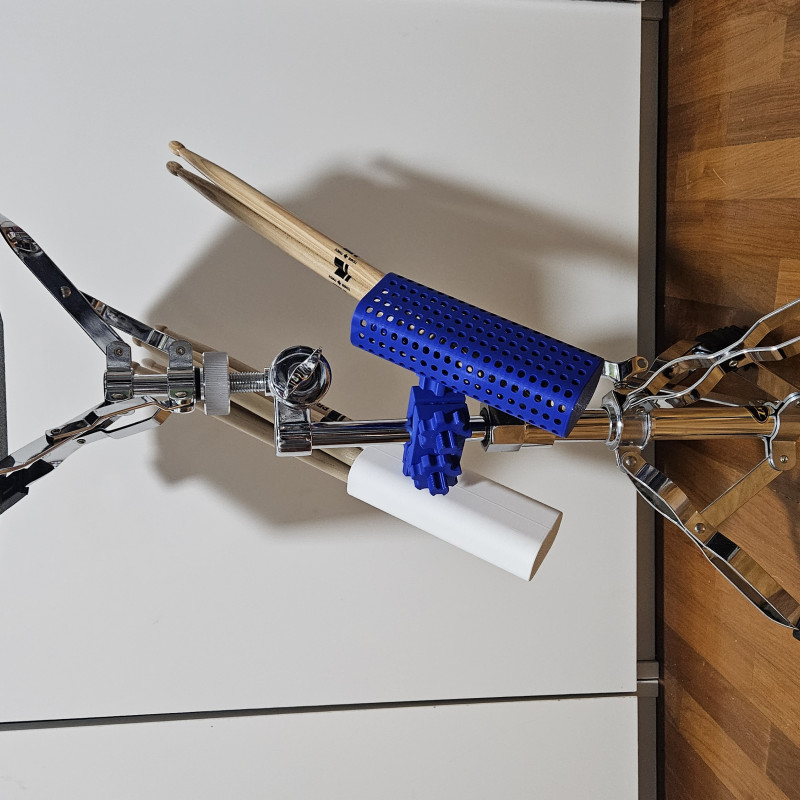 Evrensel Davul Bageti Tutucu V3 - 3D Baskılı Müzik Aksesuarı