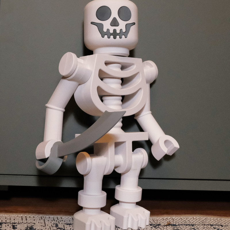 XXL İskelet Blok Figür - Hareketli Eklemler ve Cadılar Bayramı Aksesuarları XXL İskelet Blok Figür - Hareketli Eklemler ve Cadılar Bayramı Aksesuarları