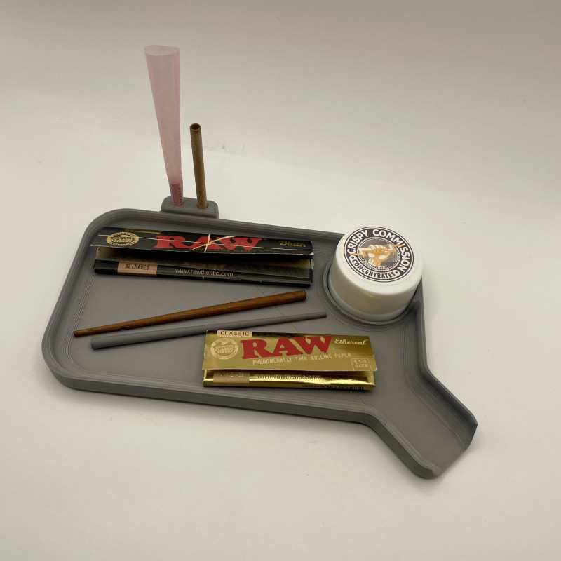 Özelleştirilebilir 3D Baskı Rolling Tray - Pratik ve Taşınabilir