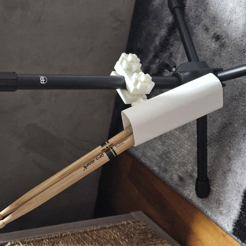 Evrensel Davul Bageti Tutucu V3 - 3D Baskılı Müzik Aksesuarı