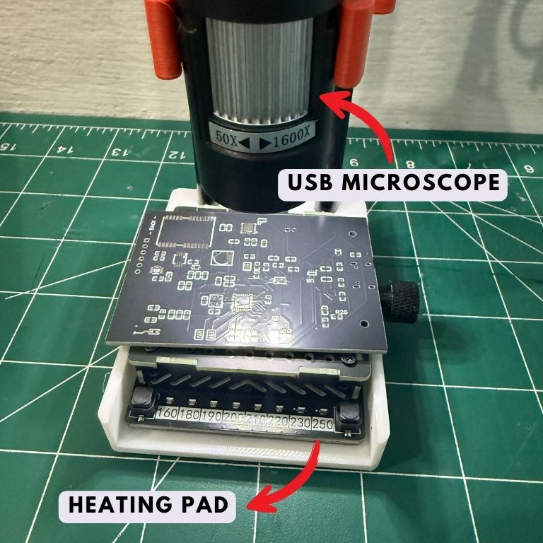 Masaüstü PCB Montaj İstasyonu - Düşük Profilli 3D Baskı