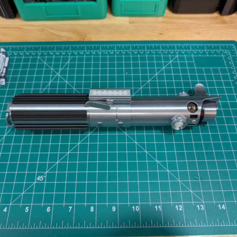 Luke Skywalker Işın Kılıcı Tutamacı - 3D Baskı Star Wars Cosplay Aksesuarı