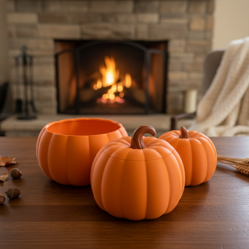 Şık Balkabağı Kasesi - 3D Baskı Dekorasyon - PLA Malzeme