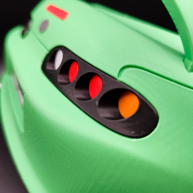 Toyota Supra MK4 Anahtarlık Duvara Monte JDM Dekor 3D Baskı