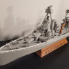 U.S.S TEXAS BB-35 3D Baskı Savaş Gemisi Modeli - PLA Maket