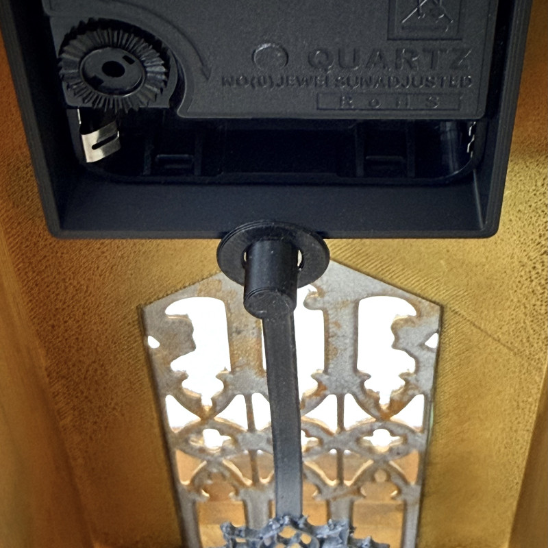 Fransız Katedral Saati ve Şamdanları - 3D Baskı Dekoratif Koleksiyon