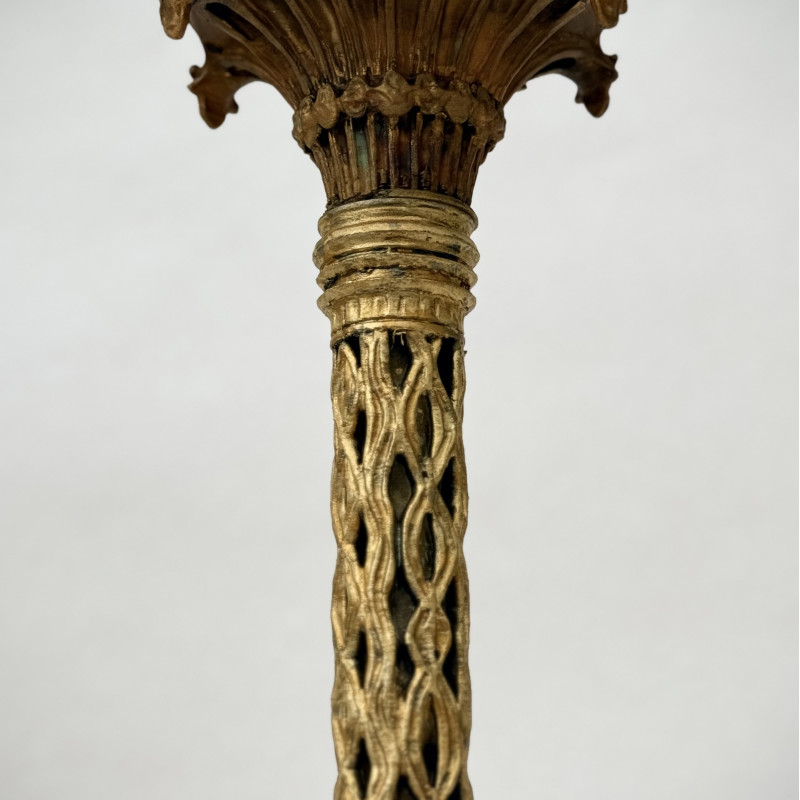 Fransız Katedral Saati ve Şamdanları - 3D Baskı Dekoratif Koleksiyon