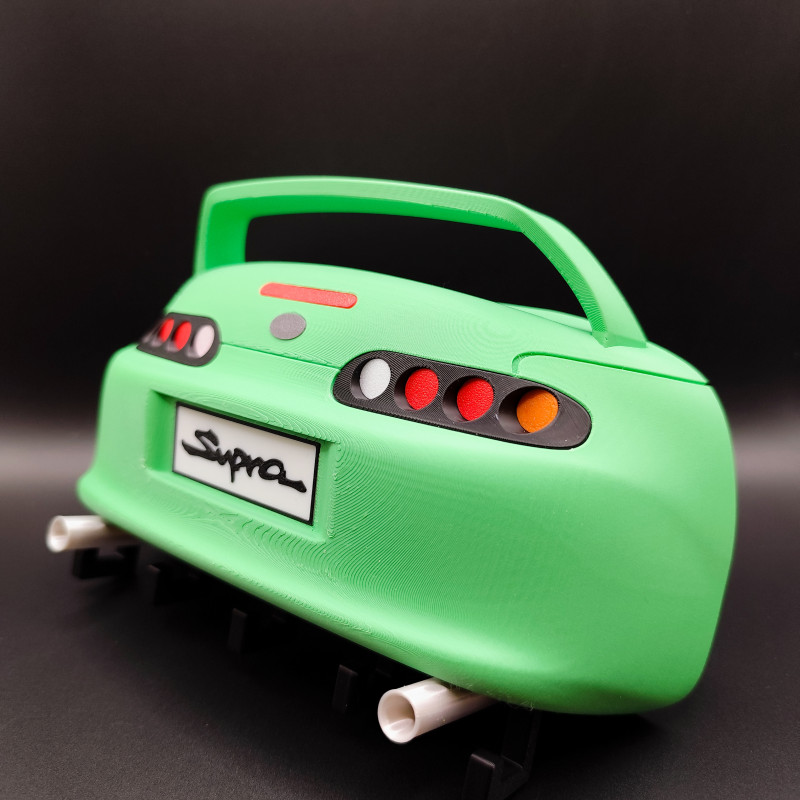 Toyota Supra MK4 Anahtarlık Duvara Monte JDM Dekor 3D Baskı