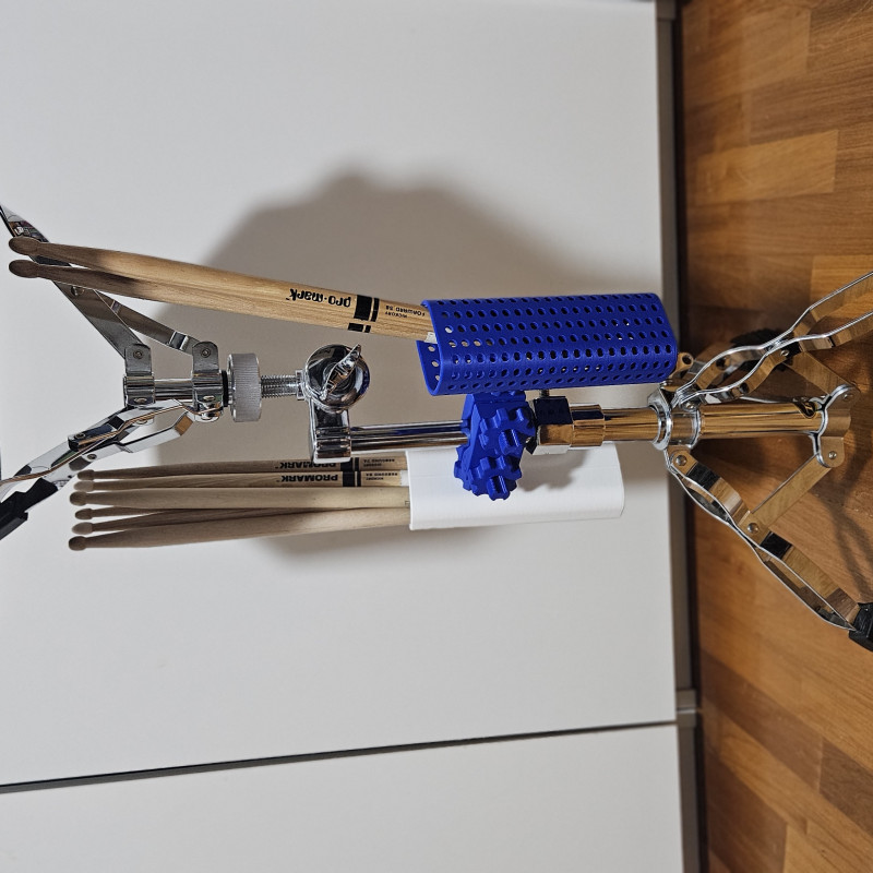 Evrensel Davul Bageti Tutucu V3 - 3D Baskılı Müzik Aksesuarı