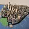 3D Baskı New York Manhattan Şehir Modeli - Eğitici Coğrafya Maketi