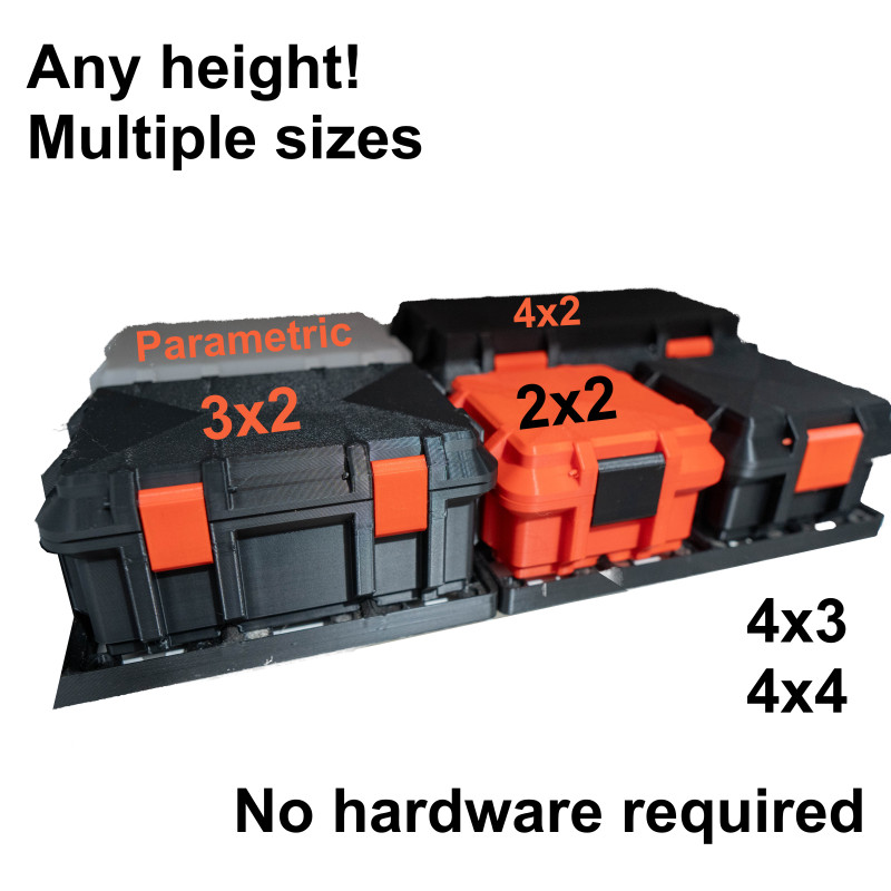 Parametrik Gridfinity Depolama Kutuları - Donanımsız