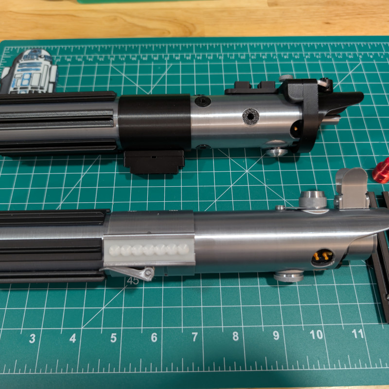 Luke Skywalker Işın Kılıcı Tutamacı - 3D Baskı Star Wars Cosplay Aksesuarı