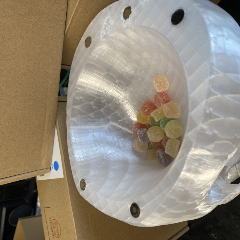 Çok Amaçlı Kafatası Feneri - Şeker Dispanseri - Kulaklık Standı