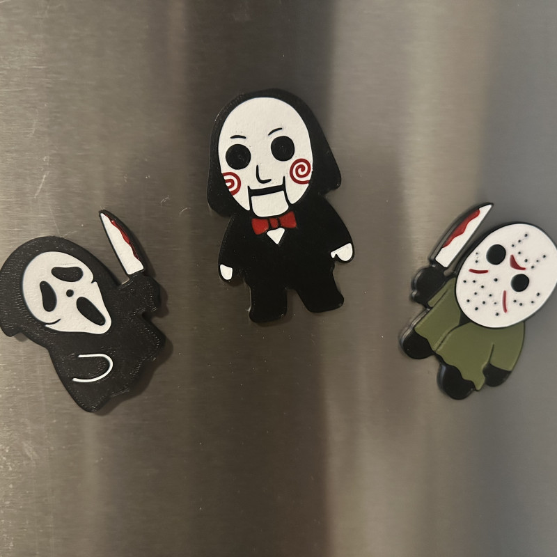 Mini Korku Manyetik Koleksiyonu: Sevimli Canavar Buzdolabı Mıknatısları