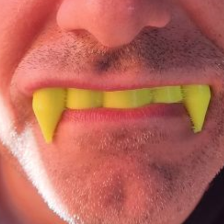 Vampir Dişleri - 3D Baskılı Cosplay ve Parti Aksesuarı