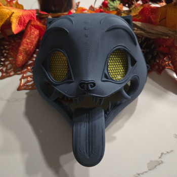 Sevimli Kaplan Maskesi - Çocuk Cosplay ve Rol Yapma Oyuncak