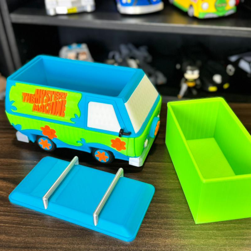 Scooby-Doo Gizem Makinesi Şeker Kutusu - 3D Baskılı Dekoratif Saklama Kutusu