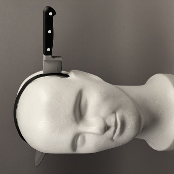 Şaka Amaçlı Kafadan Bıçaklı Bant - 3D Baskı Komik Aksesuar Şaka Amaçlı Kafadan Bıçaklı Bant - 3D Baskı Komik Aksesuar