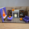 Mini Halloween Evi Dioraması - 3D Baskı Dekor