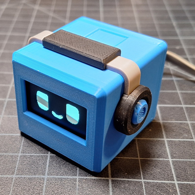 Dasai Mochi Robot Kiti - 3D Baskılı DIY Robot ve OLED Ekran