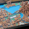Singapur 3D Minyatürü - Marina Bay Pisti Detaylı Mimari Model