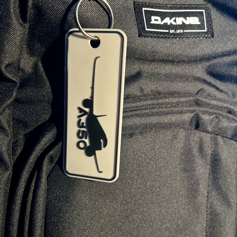 Airbus A350 Anahtarlık - Havacılık Tutkunları İçin 3D Baskılı Hediye