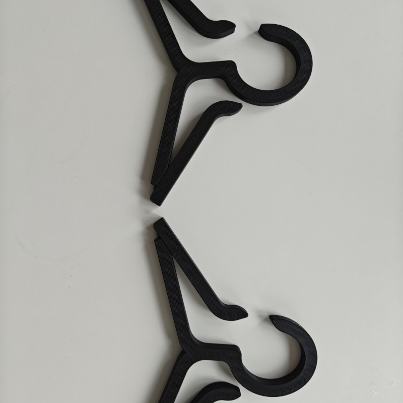 Katlanır Standart Boy Askı - Hafif ve Dayanıklı 3D Baskı Ürün