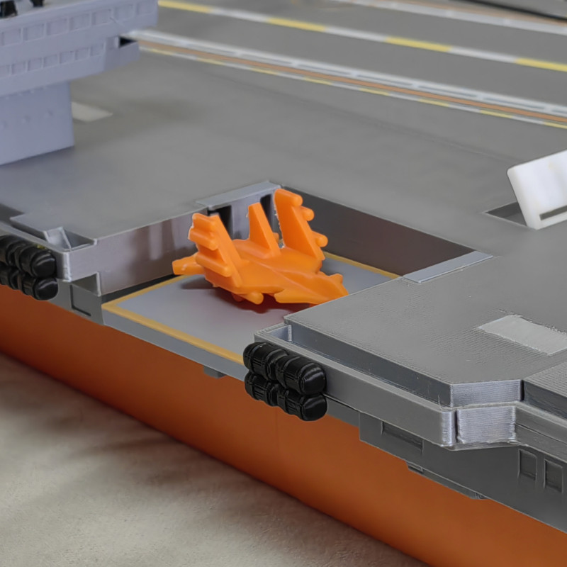 Fujian Tip 003 Elektromanyetik Mancınık Çin Uçak Gemisi 3D Modeli