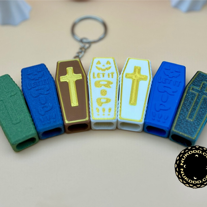 Cadılar Bayramı Tabut Düdüğü - 137 dB Yüksek Sesli 3D Baskı Oyuncak