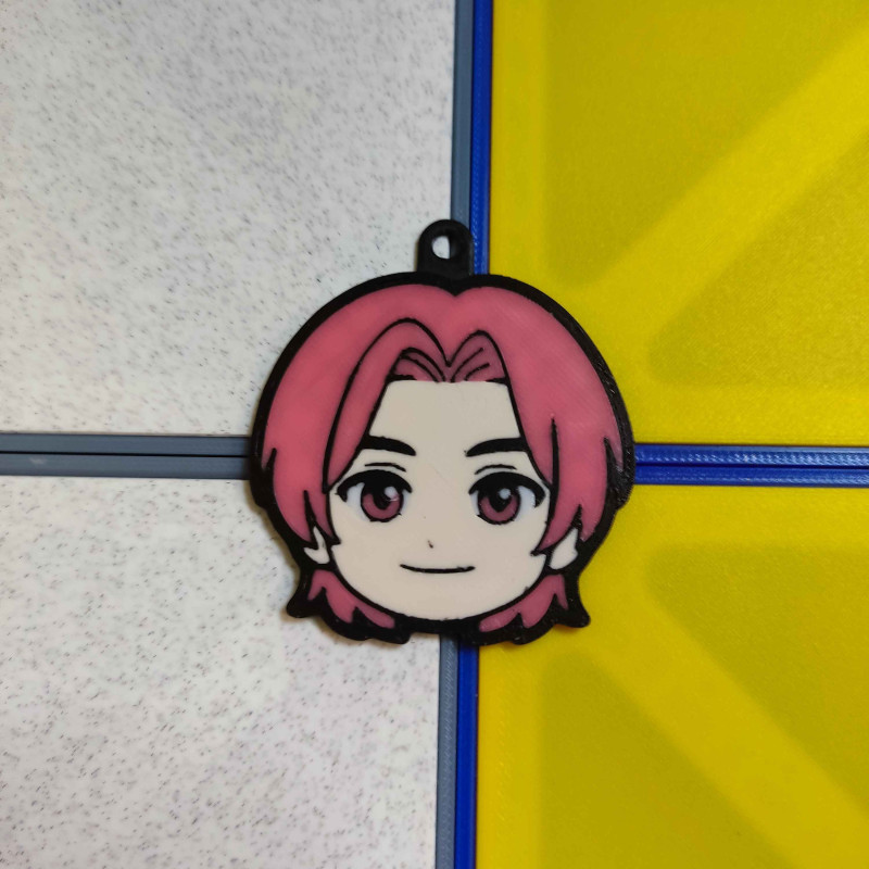 K-pop Demon Hunters Saja Boys Çanta Anahtarlığı - 3D Baskı Koleksiyon K-pop Demon Hunters Saja Boys Çanta Anahtarlığı - 3D Baskı Koleksiyon