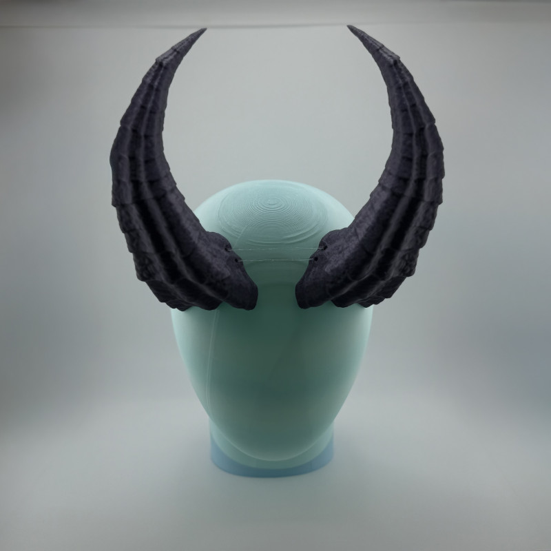 Tiefling Kostüm Boynuzları - 3D Baskı Cosplay Aksesuarı Tiefling Kostüm Boynuzları - 3D Baskı Cosplay Aksesuarı