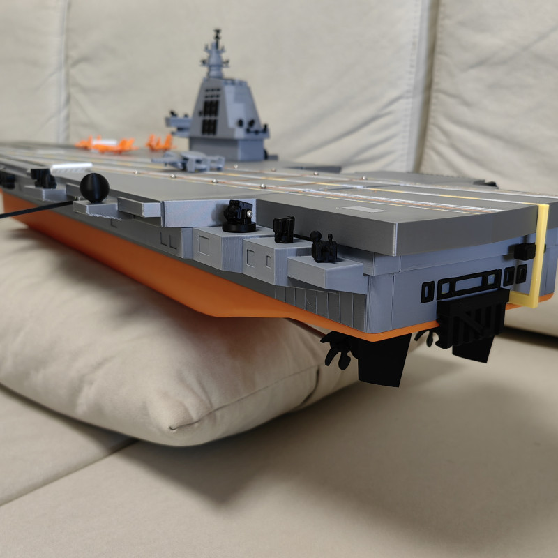 Fujian Tip 003 Elektromanyetik Mancınık Çin Uçak Gemisi 3D Modeli