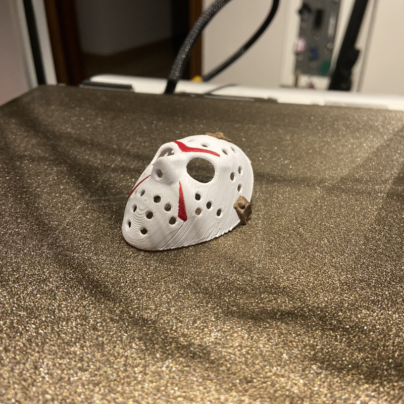 Jason Voorhees 3D Baskı Korku Maskesi - Koleksiyonluk Film Aksesuarı