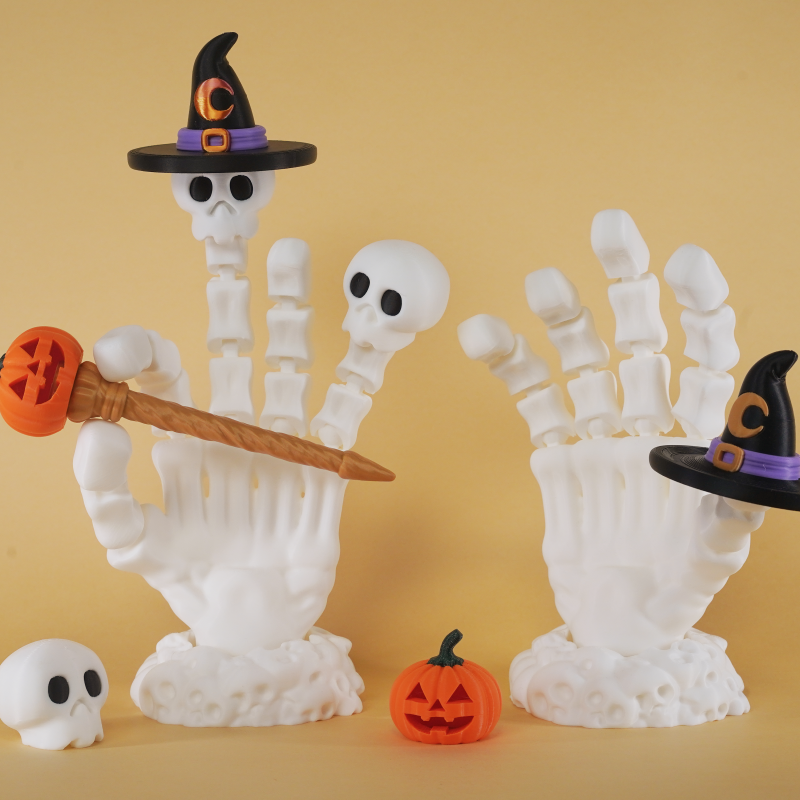 Eklemli İskelet El Modeli - 3D Baskı Dekorasyon Oyuncak Eklemli İskelet El Modeli - 3D Baskı Dekorasyon Oyuncak