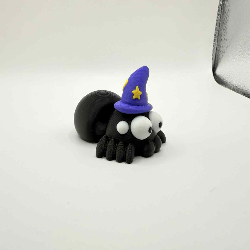 Sevimli Minik Esnek Cadı Örümcek - 3D Baskı Halloween Oyuncak
