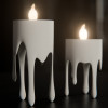 Yüzen Damlayan Mumluk - LED Tealight Dekoratif 3D Baskı