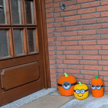 Minion Kabak Stuart Halloween Şeker Kasesi - 3D Baskı Dekor