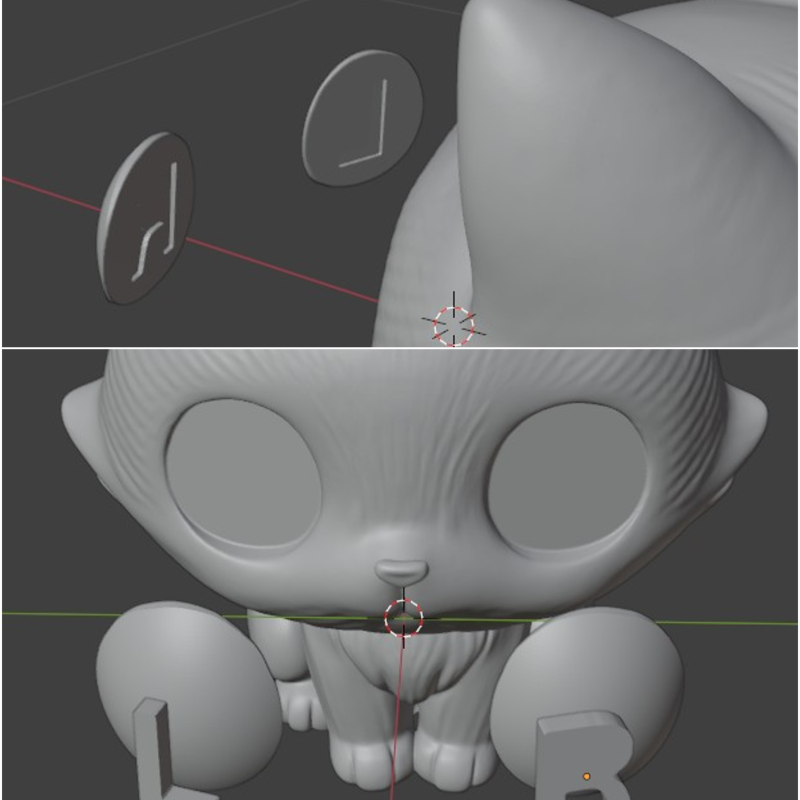 Sevimli Cadılar Bayramı Mini Figür Seti - 3D Baskı Dekorasyon